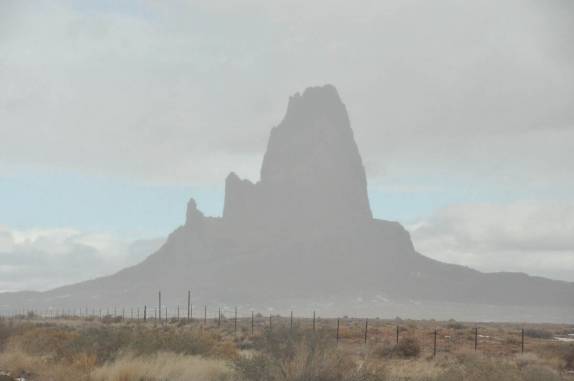 Chegando ao Monument Valley, no Arizona, nos Estados Unidos